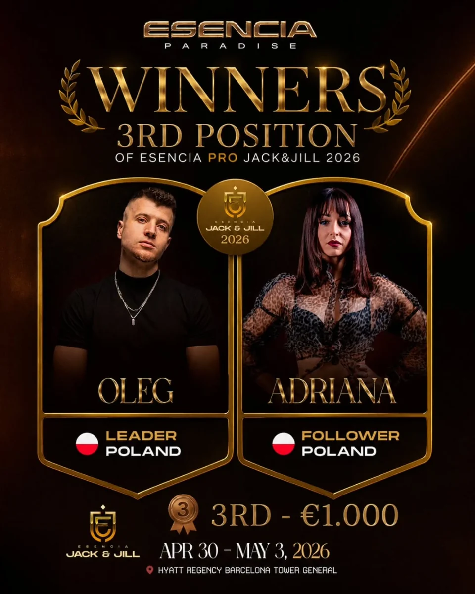 Adriana — 3. miejsce na Esencia Paradise, Barcelona 2026